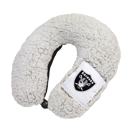 Logo Brands Las Vegas Raiders Frosty Neck Pillow 623-816